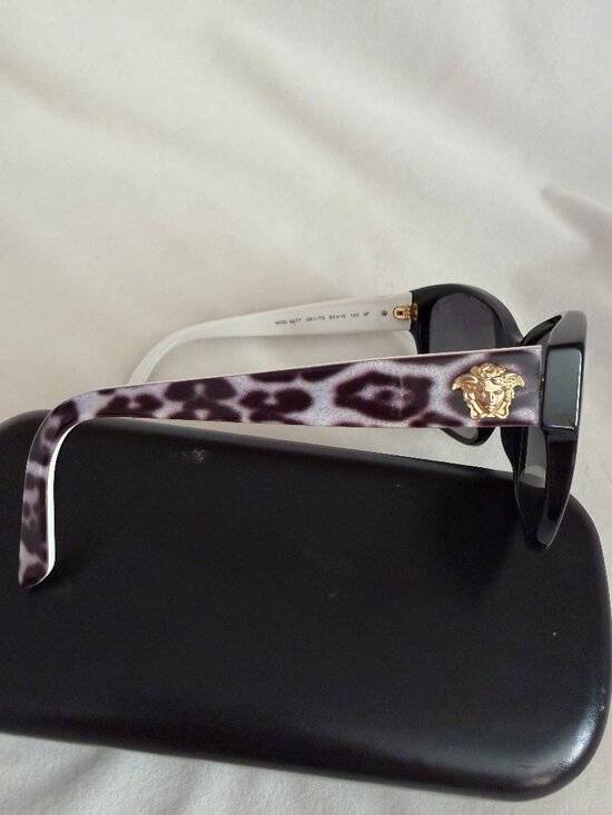 VERSACE MOD.4277 GB1/T3 BLACK/LEOPARD BUTTERFLY POLARIZED SUNGLASSES 60-15-140 main image 10